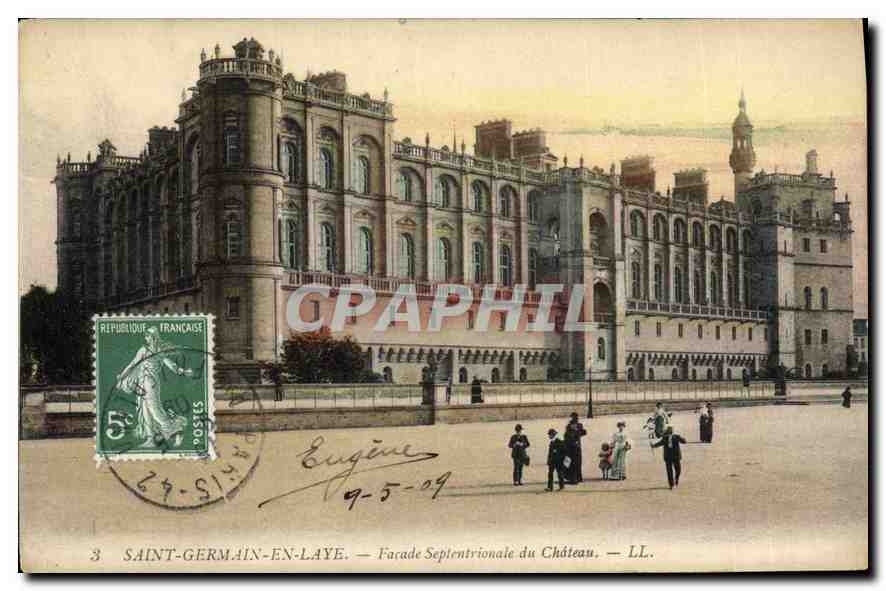 CPA Saint Germain en Laye Facade Septentrionale du Chateau 