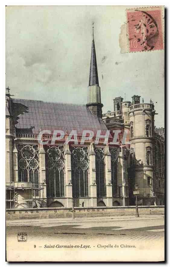 CPA Saint Germain en Laye Chapelle du Chateau 
