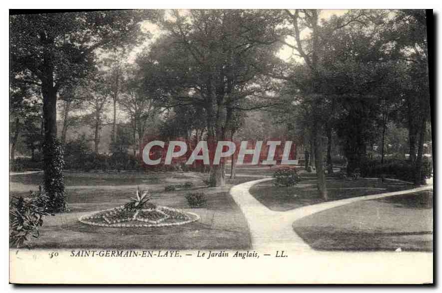 CPA Saint Germain en Laye Le Jardin Anglais 