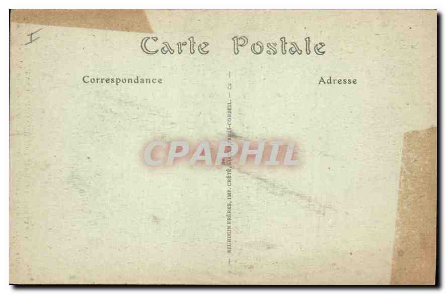 Château de Saint-Germain-en-Laye — Tours ouest et la Chapelle — Imp. Créteil, n° 268 — Verso