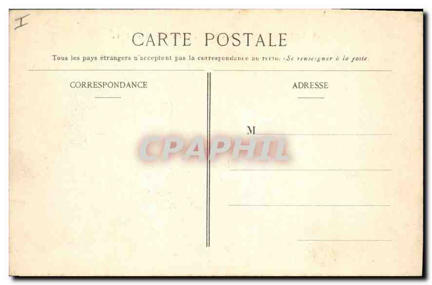 CPA Saint Germain en Laye La Terrasse  — Verso