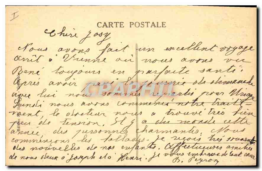 Dauphiné - Route de Grenoble à Vizille - L'Arrivée à Uriage-les-Bains et le Château — Rückseite