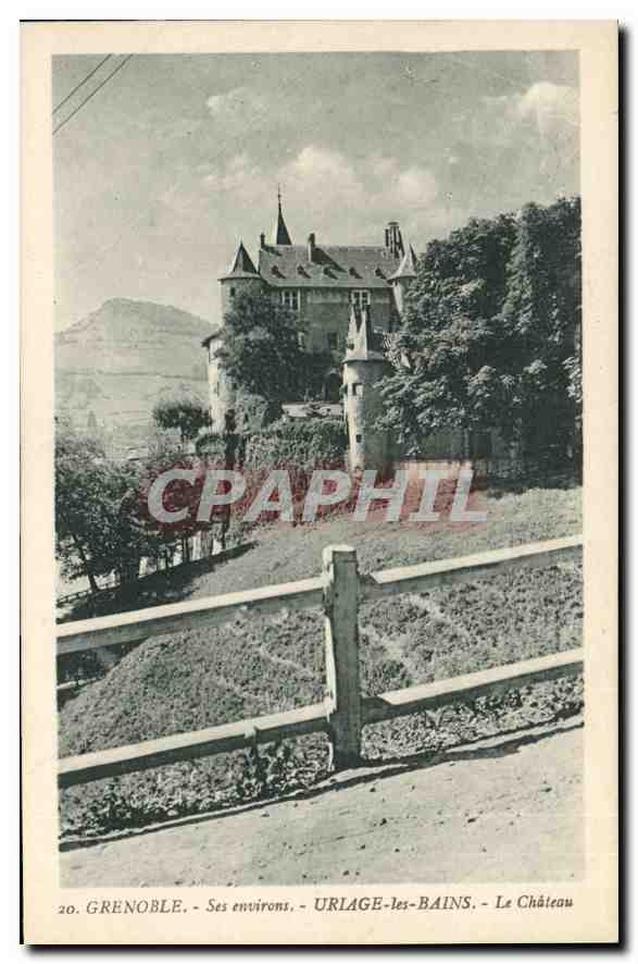 CPA Grenoble Ses environs Uriage les Bains Le Chateau 