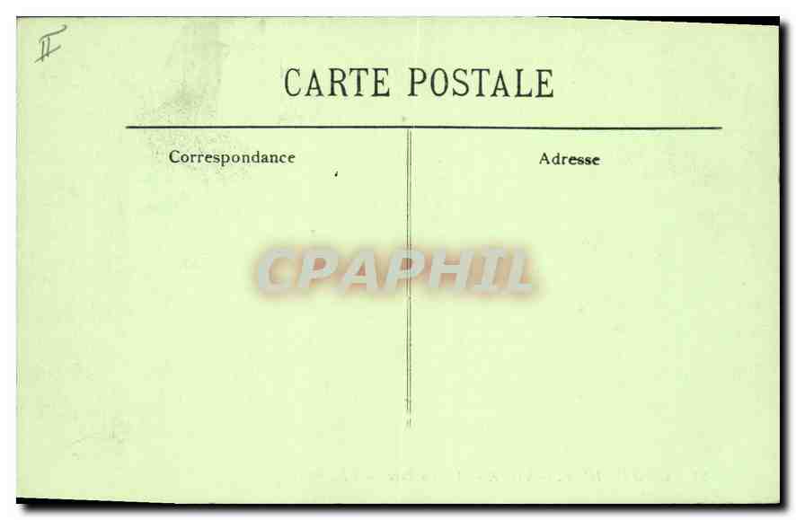 CPA Le Dauphine Uriage Vue du Parc  — Rückseite