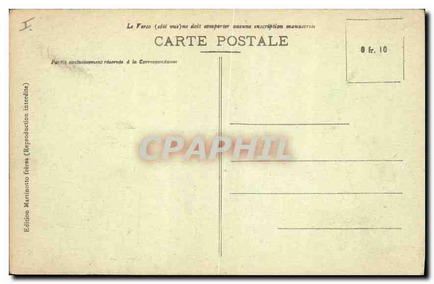CPA Grenoble ses environs Uriage les Bains Le Chateau  — Rückseite