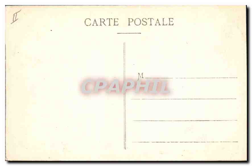 CPA Dauphine Uriage les Bains Le Chateau et le massif de Belledonne  — Rückseite