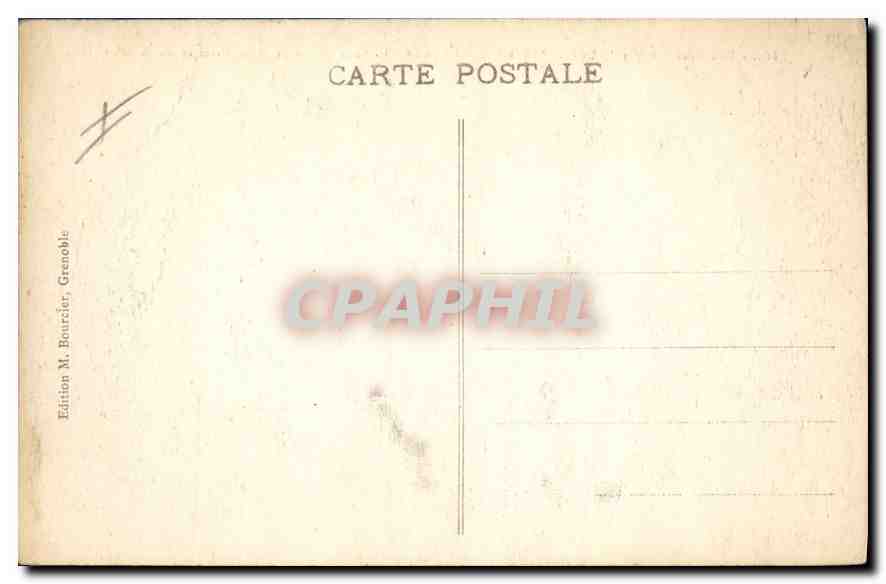 CPA Dauphine Ligne de Grenoble a Villars de Lans  — Rückseite