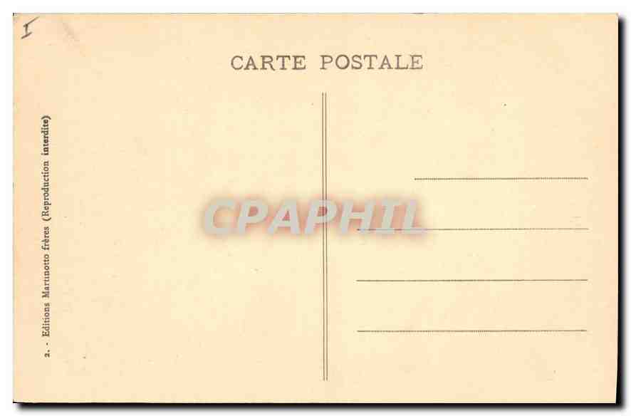 CPA Grenoble Vue generale sur l'Isere et les Alpes  — Rückseite