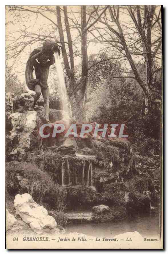 CPA Grenoble Jardin de Ville Le Torrent 