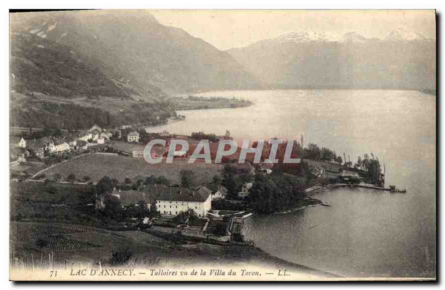 Lac d'Annecy — Talloires vu de la Villa du Toron — LL.