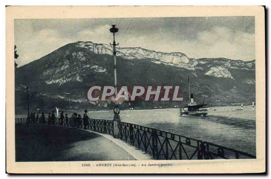 Anneyo (Haute-Savoie) — Au Jardin public — L. Fuane, édit. à Annecy (Haute-Savoie)