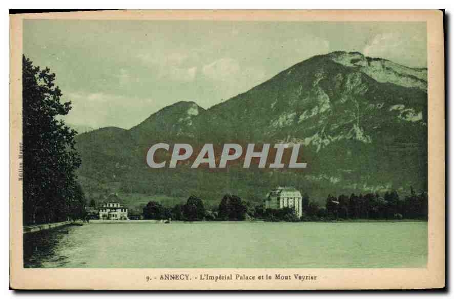 Annecy - Das Imperiale Schloss und der Mont Veyrier — Verlag Milton Beyer, Nr. 9