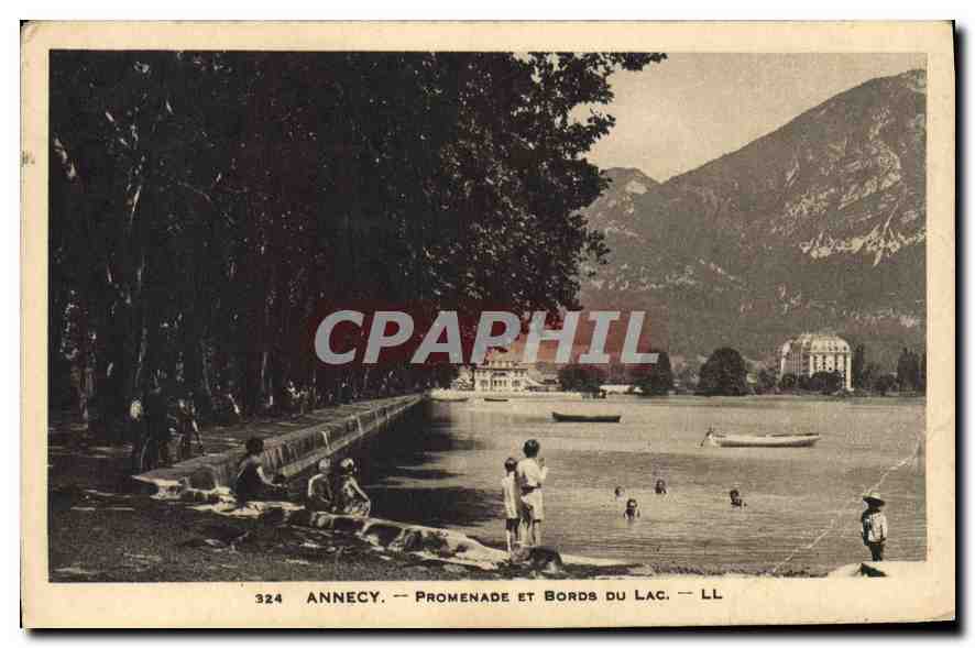 Annecy — Promenade et Bords du Lac — LL n°324
