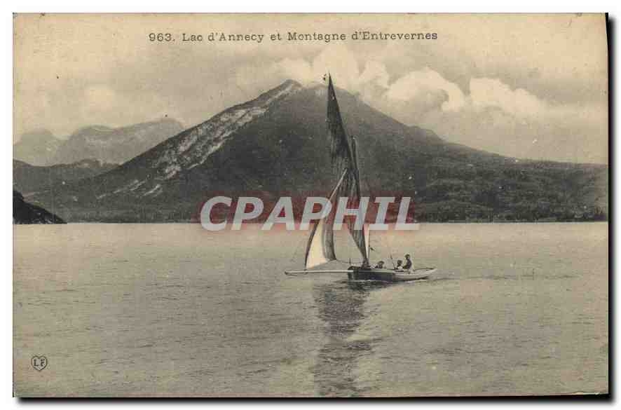 Lac d'Annecy et Montagne d'Entrevernes — n° 963 — éditeur LE