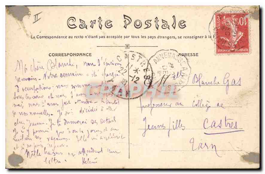 Lac d'Annecy et Montagne d'Entrevernes — n° 963 — éditeur LE — Rückseite