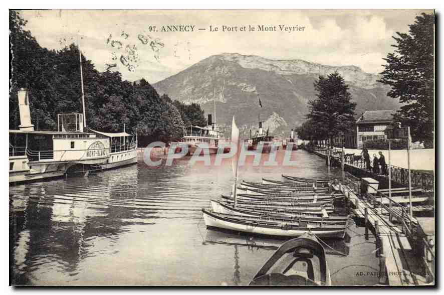 Annecy — Le Port et le Mont Veyrier — AD. PAMPHIL PHOTO