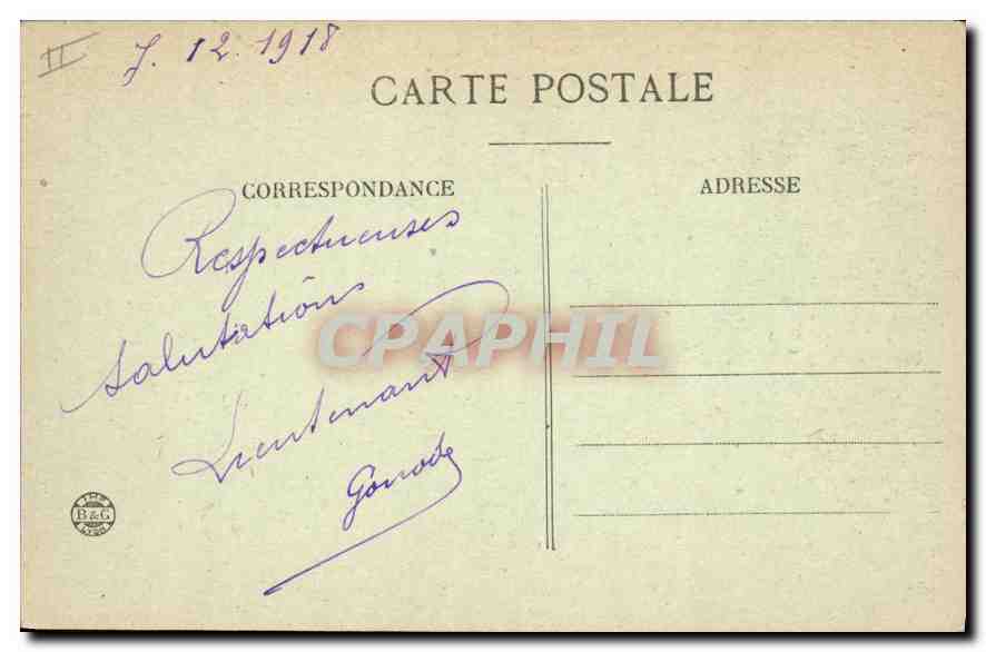 CPA Annecy La Tournette Sommet  — Rückseite