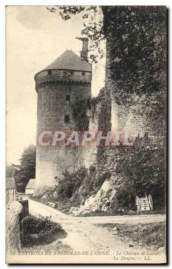 CPA Environs de Bagnoles de l'Orne Chateau de Lassay Le Donjon 