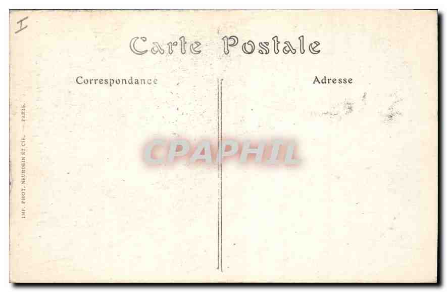 Laval (Mayenne) — Das Schloss, ehemalige Wachstube — J. Sorel, Verlag, Rennes. — Rückseite