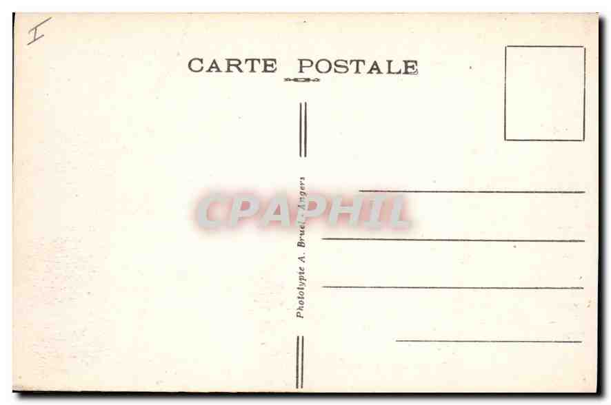 CPA Laval Mayenne le Chateau et le vieux Pont  — Rückseite