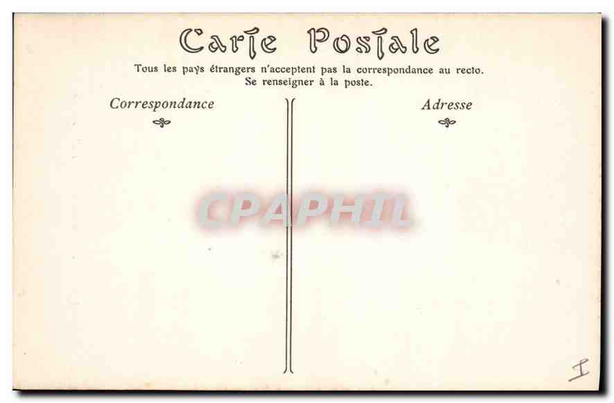 CPA Laval Interieur de l'Eglise d'Avesnieres  — Rückseite