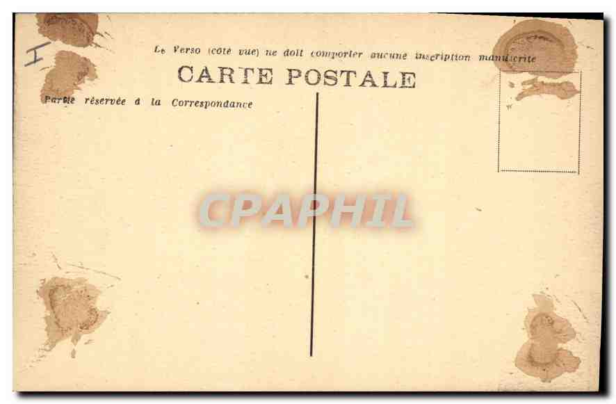 CPA Laval Mayenne Cette Ville fut prise par les Anglais  — Rückseite