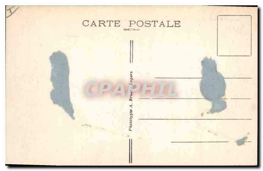 Laval (Mayenne) — 'Le Tigre et la Tortue' de Gardet (Entrée du Musée) — A. B. — Verso
