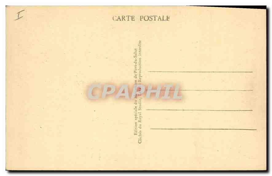 CPA Entrammes Mayenne Abbaye de Port de Salut  — Rückseite