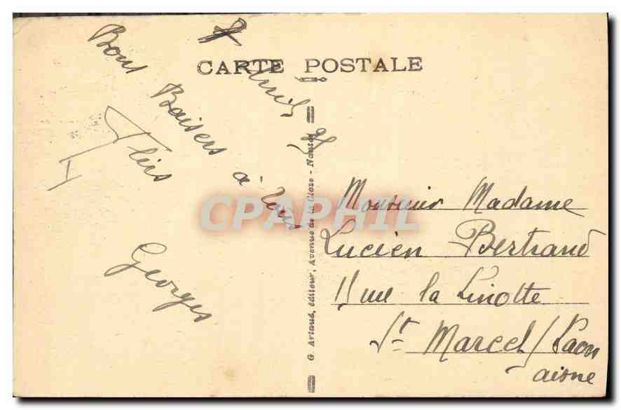 CPA Pont Erambourg le Noireau  — Rückseite