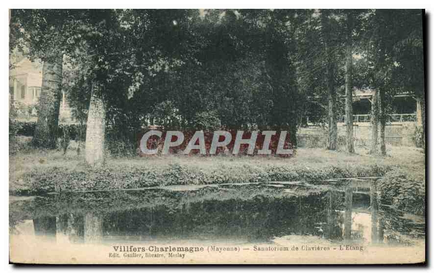 CPA Villiers Charlemagne Mayenne Sanatorium de Clavieres L'etang