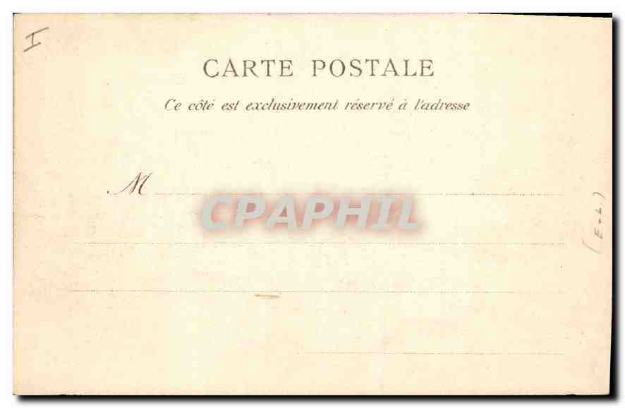 CPA la Ferte Vidame Chateau du Moyen Age  — Rückseite