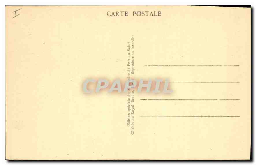 CPA Entrammes Mayenne Abbaye de Port du Salut  — Back
