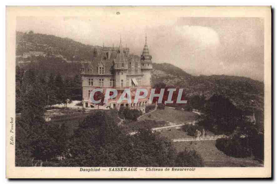 CPA Dauphine Sassenage Chateau de Beaurevoir 