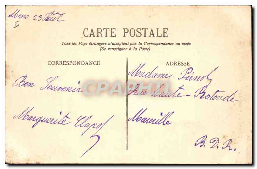 Dauphiné - Route von Corps nach Mens - Die Brücke Sautet über den Drac - E.R. - n°603 — Rückseite