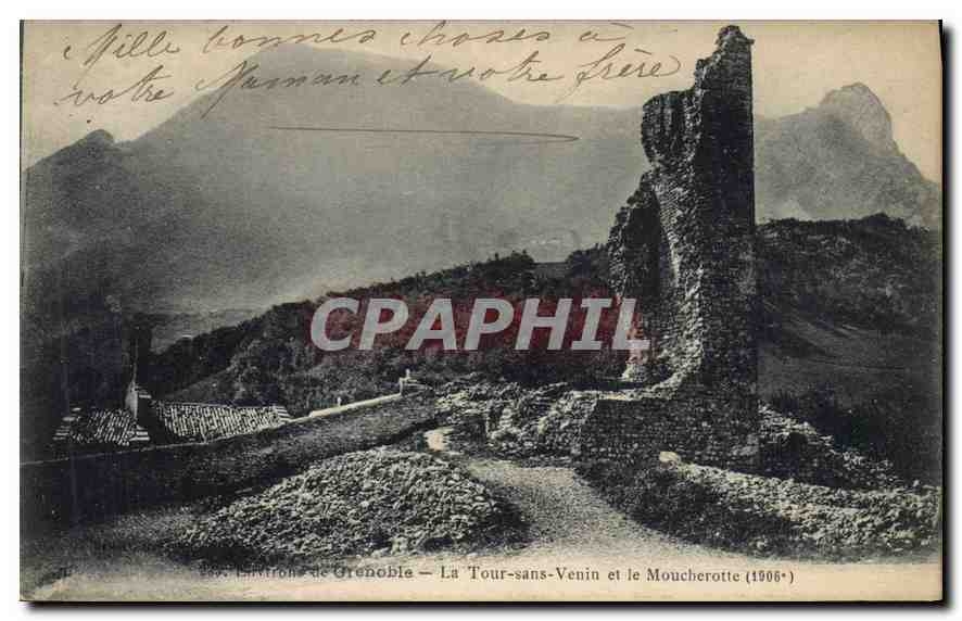 CPA Environs de Grenoble la Tour Sans Venin et le Moucherotte 