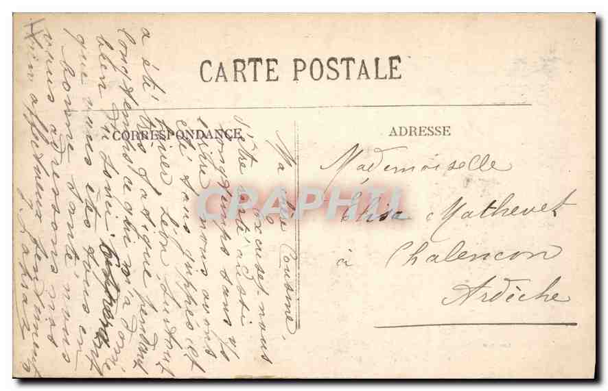 CPA Environs de Grenoble la Tour Sans Venin et le Moucherotte  — Rückseite