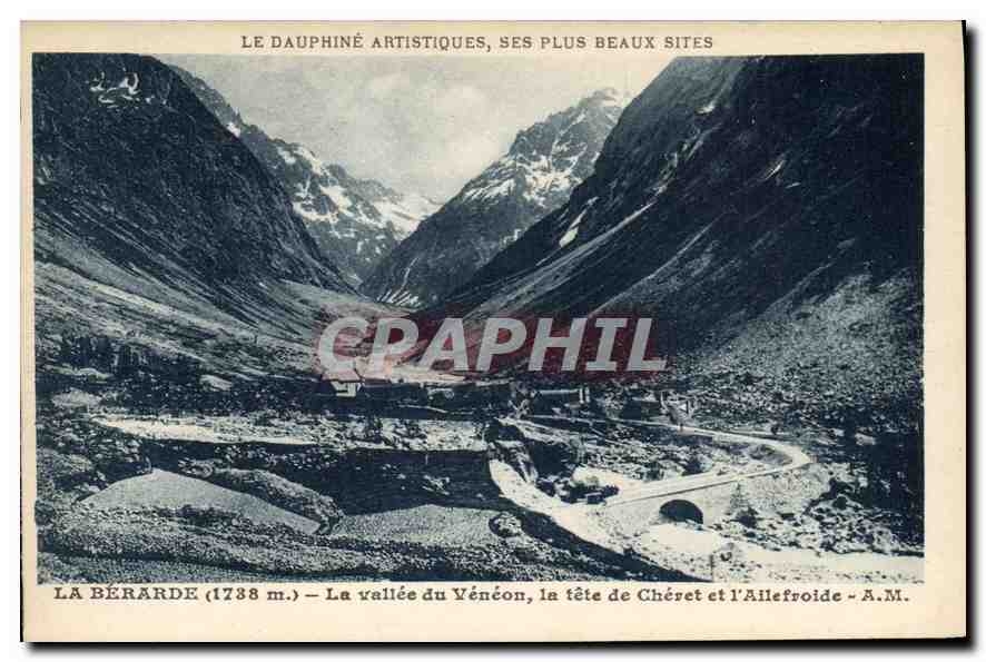 La Bérarde (1788 m.) — La vallée du Vénécon, la tête de Chéret et l'Allefroide — A.M.
