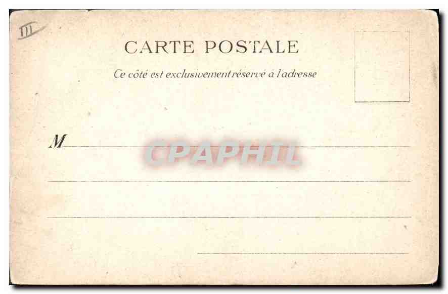 CPA Poterie de Golfe Juan Clement Massier — Rückseite