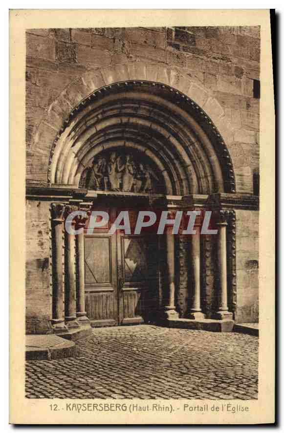 KAYSERSBERG (Haut-Rhin) — Portail de l'Église — Édition Jean Kunst