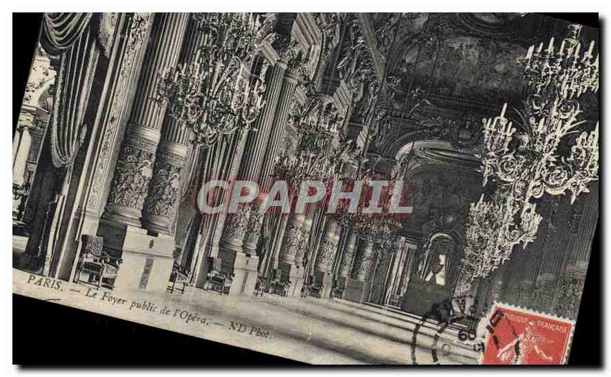 CPA Paris Le Foyer public de l'Opera 