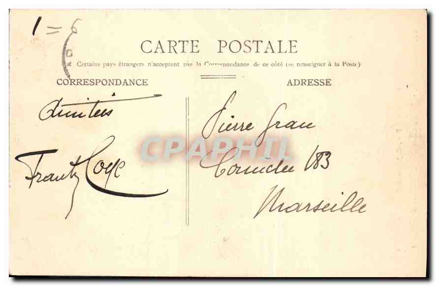 CPA Paris Bulles Chaumont Le Pont de Briques  — Rückseite