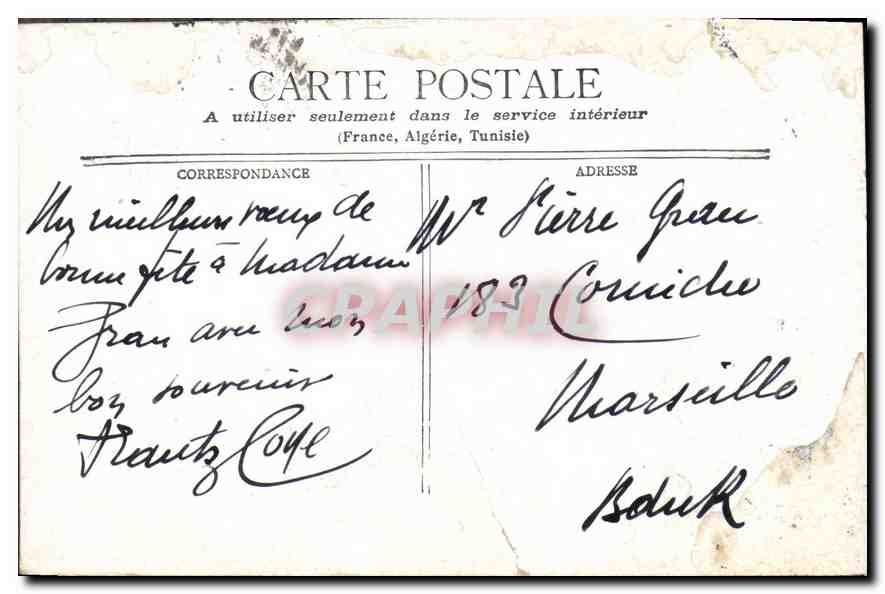 CPA Paris Theatre du Vaudeville & B des Italiens  — Verso