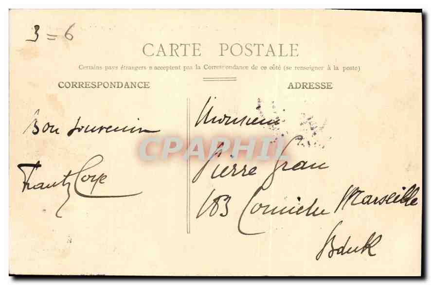 CPA Paris Pont de l'Archeveche et Notre Dame  — Verso