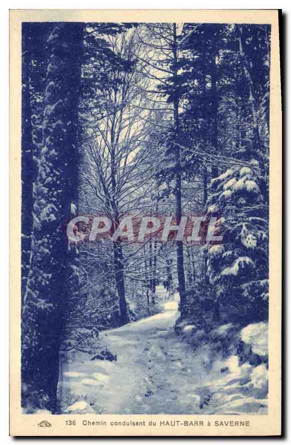 CPA Chemin Conduisant du Haut Barr a Saverne 