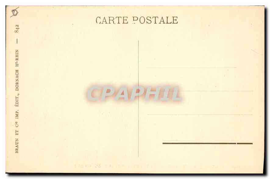 CPA Colmar Eglise St Martin les Trois Autels du Choeur  — Rückseite