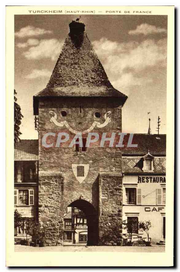 CPA Turckheim Haut Rhin Porte de France 