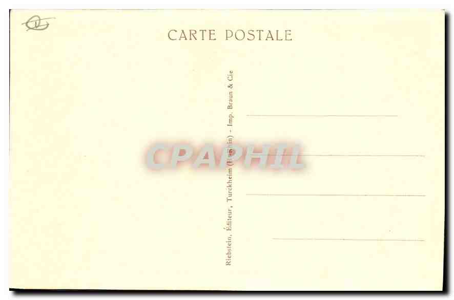 CPA Turckheim Haut Rhin Porte de France  — Rückseite