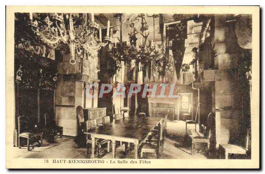 Haut-Kœnigsbourg - Die Ballsaal — Sonderausgabe des Schlosses
