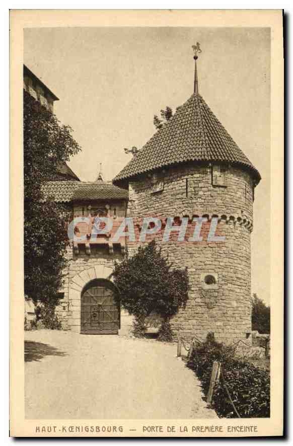 Haut-Königsbourg — Tor der ersten Enceinte — Braun & Cie, Dornach