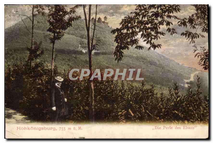 Hohkönigsburg, 755 m a. M. — 'Die Perle des Elsass' — Hohkönigsburg Hotel, Vogesen